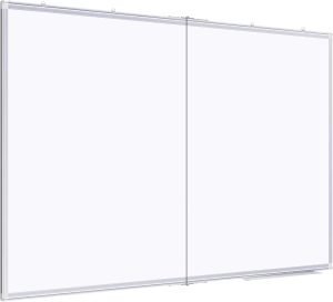 Magnetic Whiteboard Dry Erase, 48 x 36 inch Large White Board for Wall, Foldable Aluminum Frame Hanging Whiteboards for Home Classroom Office