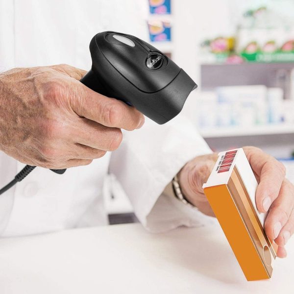 NetumScan USB 1D Barcode Scanner, Handheld Wired CCD Barcode Reader Supports Screen Scan UPC Bar Code Reader for Warehouse, Library, Supermarket - Image 7