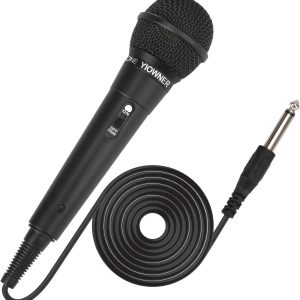 Wired Karaoke Microphone, Handheld for Singing, With 2.5m Cable, Vocal Dynamic Mic for Speaker, AMP, Mixer, DVD