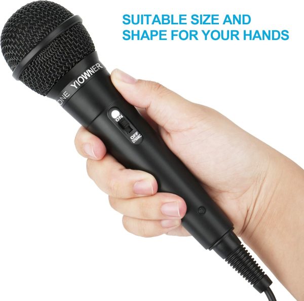 Wired Karaoke Microphone, Handheld for Singing, With 2.5m Cable, Vocal Dynamic Mic for Speaker, AMP, Mixer, DVD - Image 5